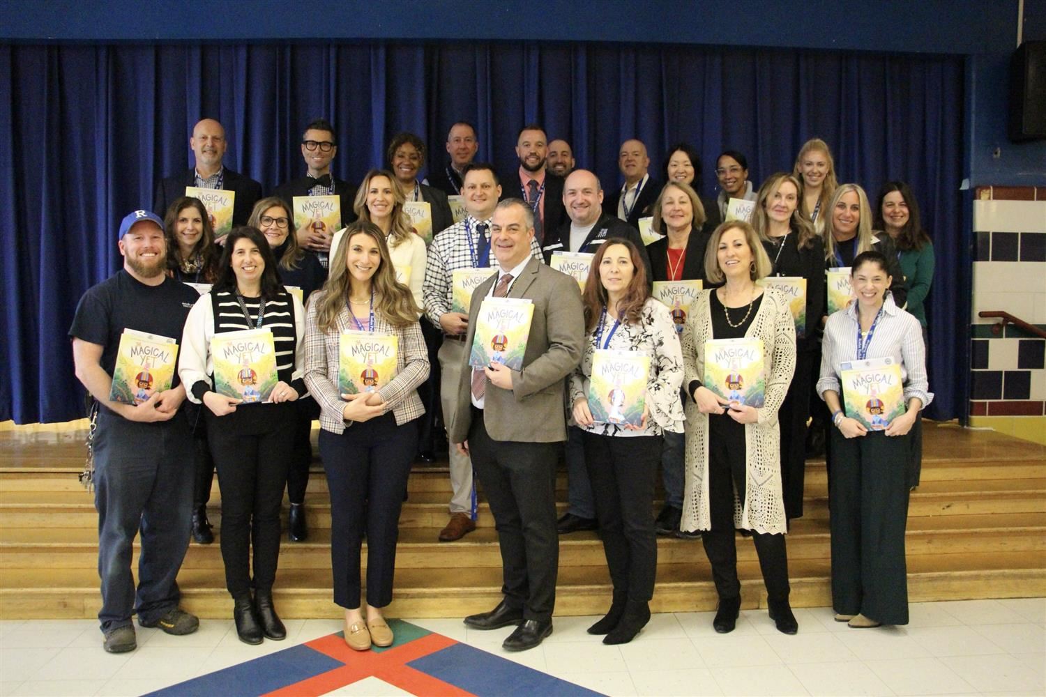 Group shot of readers